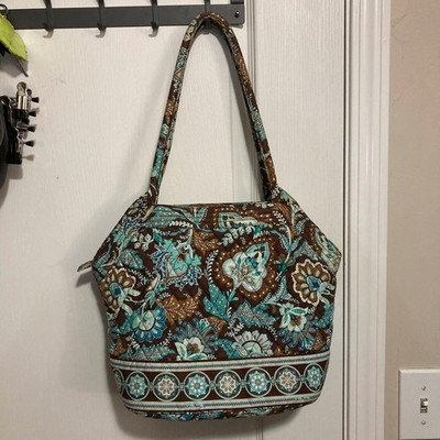Vera Bradley Java Blue Betsy Shoulder Bag Quilted Purse Vintage 2006 ***READ***