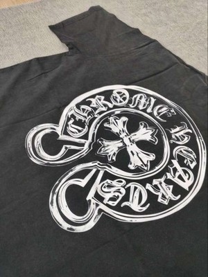 Chrome Hearts Men's T-Shirt Size M Never Used Black Cotton Short Sleeve Logo