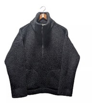 J.Crew size large black Polartec Fleece NEW