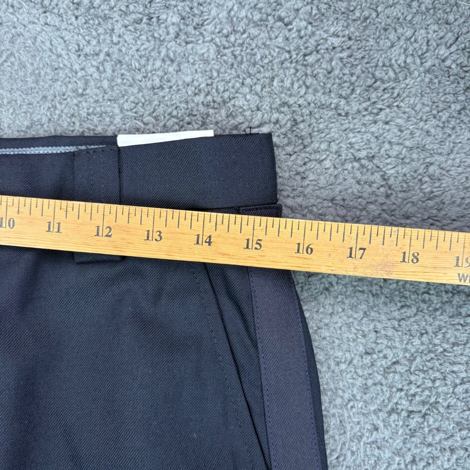 Blauer 8560W Dark Navy Wool Blend Dress Pants Women Size 10 Regular - Image 3 of 4