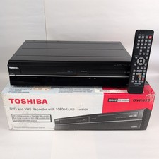 Toshiba DVR620KU VHS DVD Recorder/Player in Box HDMI with Remote Manual Tested