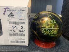 14# 1st Quality NIB Radical Guru Oracle Pearl Bowling Ball 3-4 Pin 2.5 Top