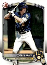 2025 BOWMAN DRAFT COOPER PRATT MILWAUKEE BREWERS #BD-157