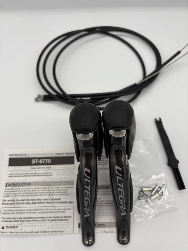 Shimano Ultegra ST-6770 Di2 STI Lever Set 2x10s Rim Brake Shift New In Box - Image 2 of 4