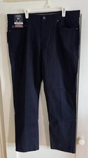 NWT Chaps Men's Seacoast Slim Straight Fit Navy Chino Pants 40x32
