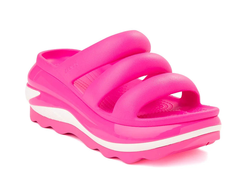 Crocs Mega Crush Triple Strap Platform Sandals Women Size 10 Pink Crush NEW-image