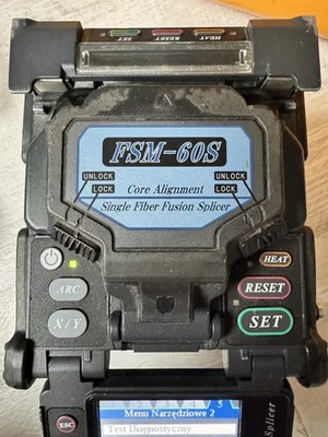 Fujikura FSM 60S Spleißgerät / Fusion Splicer mit CT-30