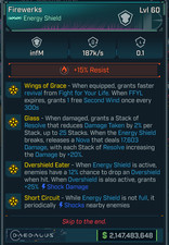 Borderlands 4 ? MODDED ? Firewerks Invincibility Shield ? Lvl 60 ? PS PC XB