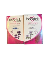Heartfelt Creations Wild Aster Spray Cling Stamp & Die Set
