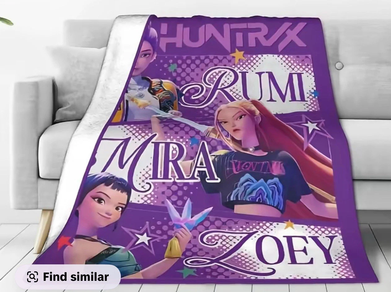 HUNTRIX K-pop Demon Hunters Blanket