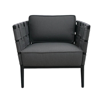 Cane Line Loungesessel Conic Stoff Air Touch Grau