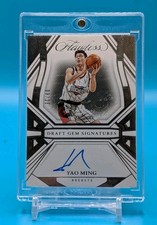 2023-24 Panini Flawless Yao Ming #DGS-YAO Draft Gem Signatures Auto/25 Rockets