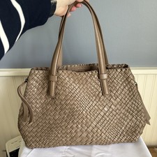 FALOR Firenze Taupe Woven Leather S