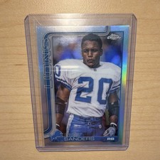 2025 Topps Chrome NFL Barry Sanders Image Variation #404