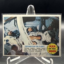 1969 Topps Man On The Moon Card # 27A Preparation for Flight