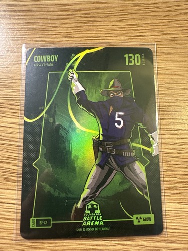 Bo Jackson Battle Arena Cowboy “Corey Seager” Glow Battlefoil BF-72