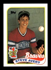 STEVE AVERY ⚾ 1989 Topps #784 RC Rookie Atlanta Braves