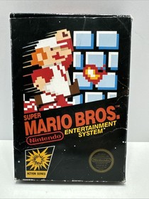 Nintendo Super Mario Bros. NES W Box Manual Cartridge & Foam NTSC-U/C 1985
