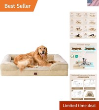 Orthopedic Dog Beds for Extra Large Dogs, Waterproof Memory Foam XL Pet Bed w...