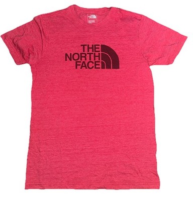 The North Face Half Dome Logo T-Shirt Men's Tee Maroon Burgundy Standard Medium