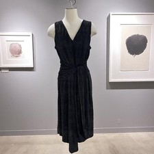 Rachel Roy XXL Black Metallic Pleated Dress NWT Party Cocktail Formal Plus Size