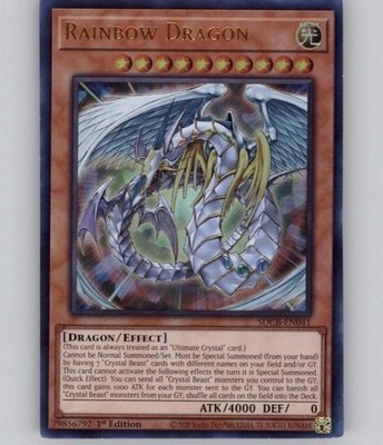 Rainbow Dragon (SDCB-EN041, Ultra Rare) Structure Deck: Legend of the Crystal Be
