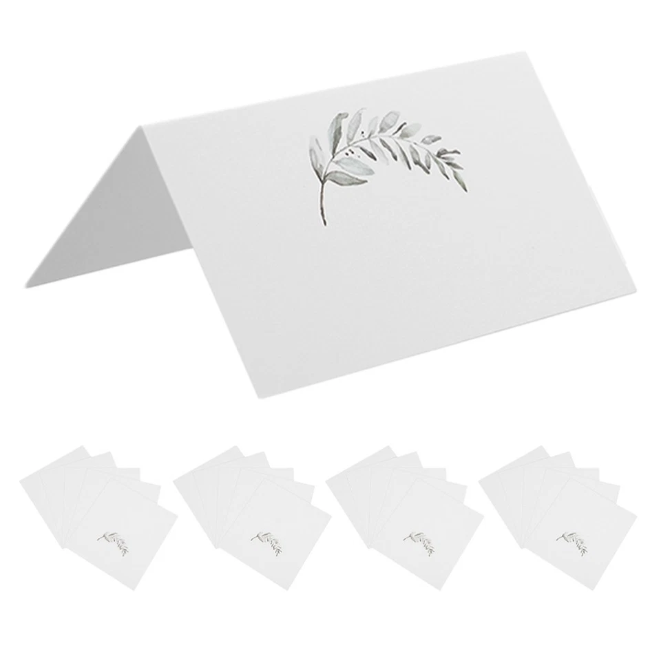  50 peças cartões de barraca para mesa decoração chá festa nome lugar cartões de jantar - Imagem 2 de 4