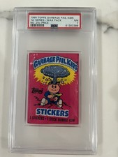 1985 Topps OS1 Garbage Pail Kids 1st Series 1 OS1 Wax Pack WITH NO .25 gpk PSA 7