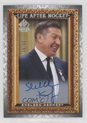 2020-21 Upper Deck SP Signature Edition Legends 65/99 Sheldon Kennedy Auto 0jg8