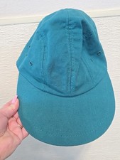 VTG LL Bean Long Brim Canvas 4 Panel Hat Small Duck Bill Fishing Outdoors T300