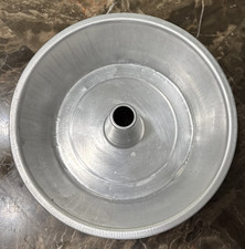 Vintage Aluminum ONE Piece Angel Food Tube Cake Baking Pan 9.75x3