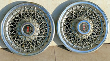 Pair Of 14 Oldsmobile Olds Wire Spoke Hubcaps Wheel Covers 1979 80 81 82 Pair Of 14 Oldsmobile Olds Wire Spoke Hubcaps Wheel Covers 1979 80 81 82