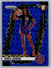 2024 Panini Prizm WNBA Rickea Jackson Blue Velocity RC #144 Los Angeles Sparks