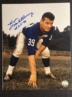 Hugh McElhenny Autographed 8X10 New York Giants Photo Signed IP COA 49ers HOF
