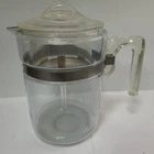 Vintage PYREX Glass Coffee Maker Pot Percolator 6-Cup 7826H COMPLETE USA