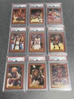 1991 TUFF STUFF JR. MICHAEL JORDAN COMPLETE CARD SET 1-9 ALL GRADED PSA 7 8 9