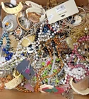 Vintage & Now Costume Jewelry  Lot 17 POUNDS Crafts Bits & Pieces Beads Etc