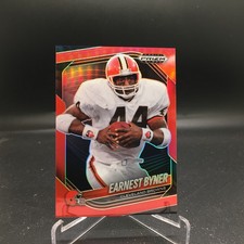 Earnest Byner 2025 Panini Prizm Black Prizms Red 32 #/299 Cleveland Browns