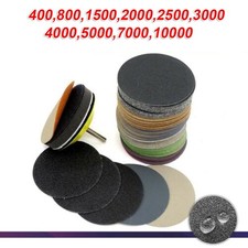 50x Schleifpapier 400/800/1500/2000/2500/3000/4000/5000/7000/10000 Körnung Pads