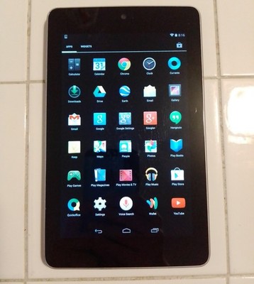 ASUS Google Nexus 7 16GB Black Android Wi-Fi Tablet 