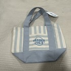 Trader Joe’s Striped Mini Canvas Tote Bag Limited Edition — photo 1