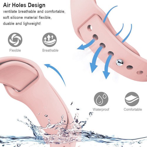 1/2 Pcs Band Strap 20/22mm Silicone for Samsung Galaxy Watch/ Active 2 Sport - Picture 6 of 33