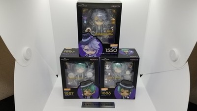 Disney Twisted Wonderland Azul Jade Floyd Leech Nendoroid figure set of 3 Used