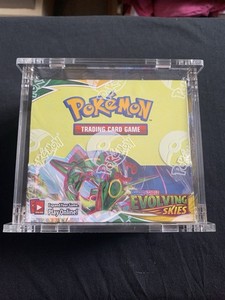 cheap lorcana booster box Evolving Skies Sealed Booster Box w/ Acrylic Case – Ronin Ripz main image 1