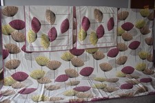 Sanderson Dandelion Clocks Blackcurrant Double Duvet Cover + 2 Pillowcases