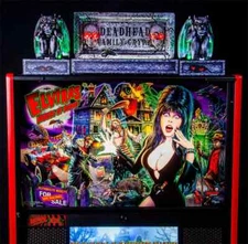 Elvira's House of Horrors Pinball Topper by STERN