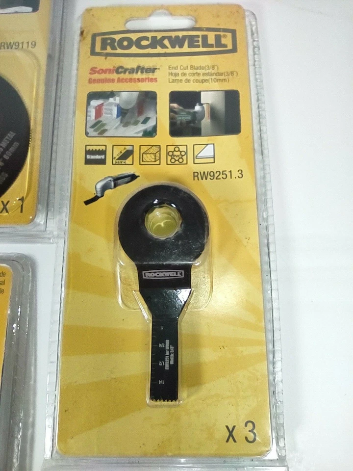 Rockwell Sonicrafter Orig LOT RW9126  RW9251.3  RW9118  RW9119  RW9252.3  RW9113 - Image 2 of 4