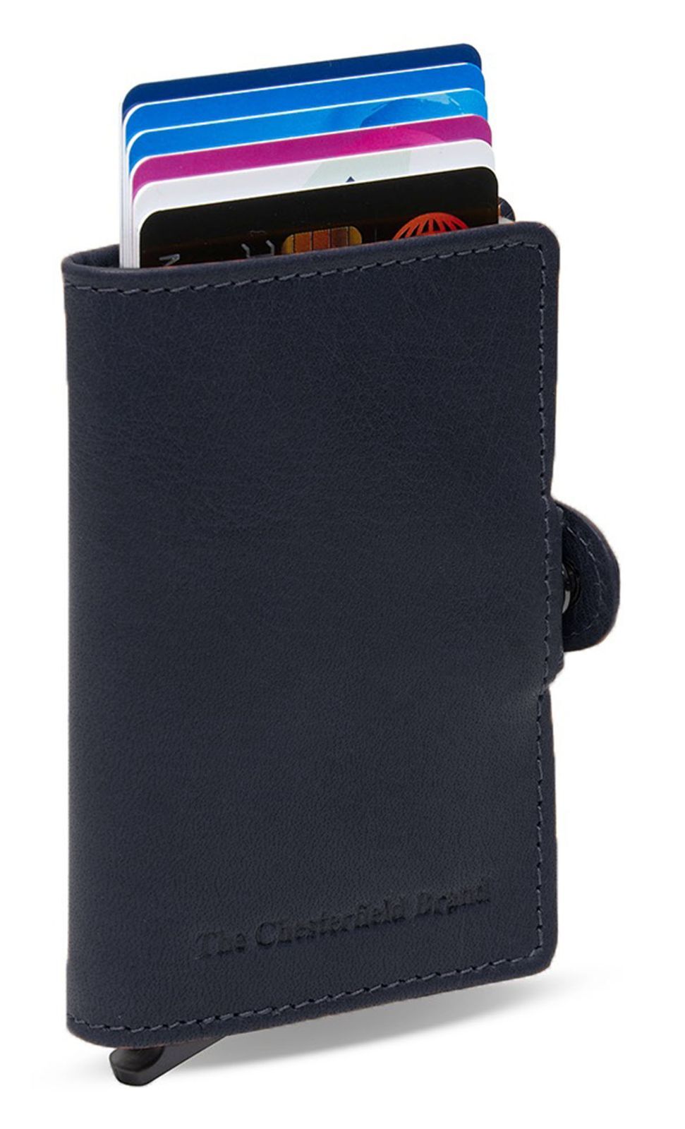 The Chesterfield Brand card case Baldwin Cardholder Navy