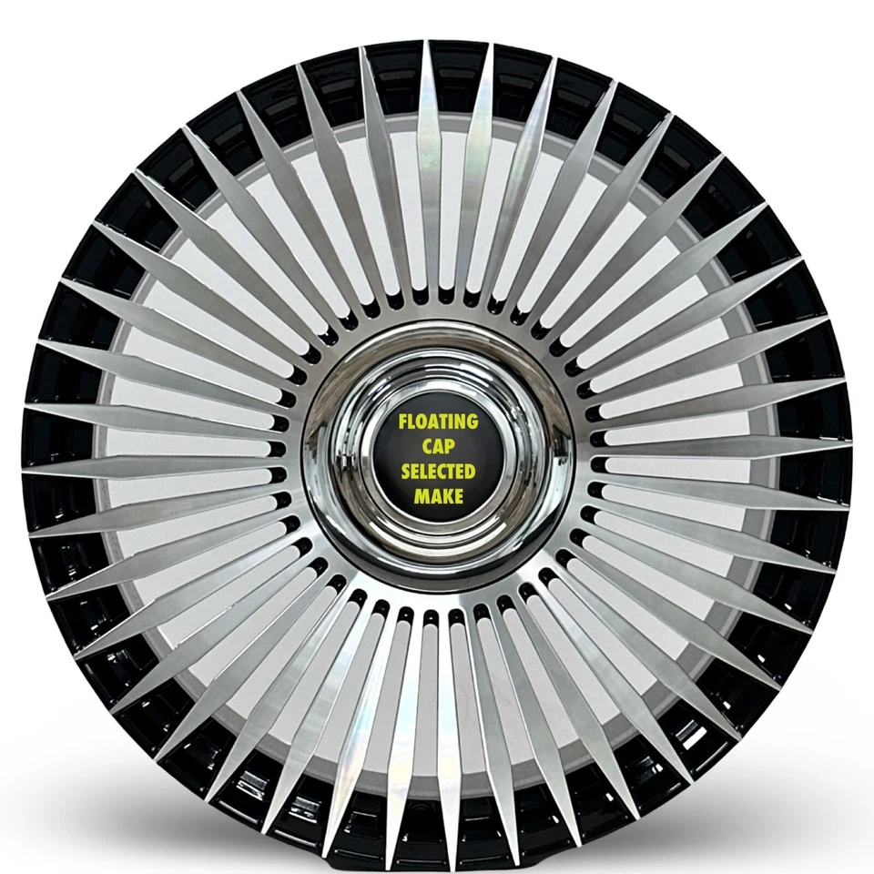 20x8.5 Flow Forged Wheel Single Rim 6Lugs 6x135 / 6x139.7 ET+31mm Floating Cap - Image 2 of 4