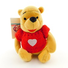 NWT 1999 Vintage WINNIE THE POOH Disney Store Limited Edition Plush Bean Bag Toy